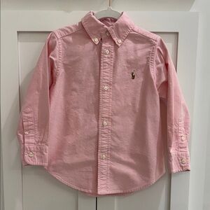 Ralph Lauren The Iconic Oxford Shirt in New Rose 3T